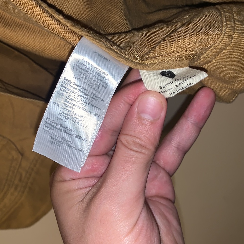 Madewell Mustard Cotton Button-Front Jacket - Picture 4 of 4